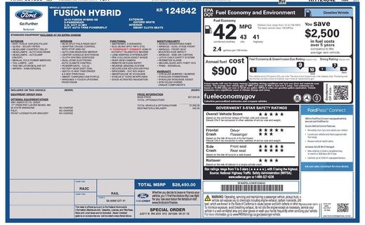 2019 Ford Fusion SE