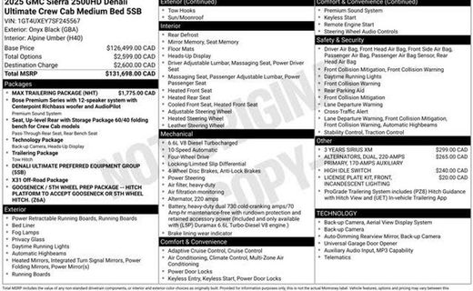 2025 GMC Sierra HD Denali Ultimate