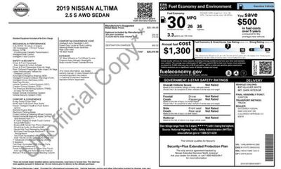 2019 Nissan Altima S