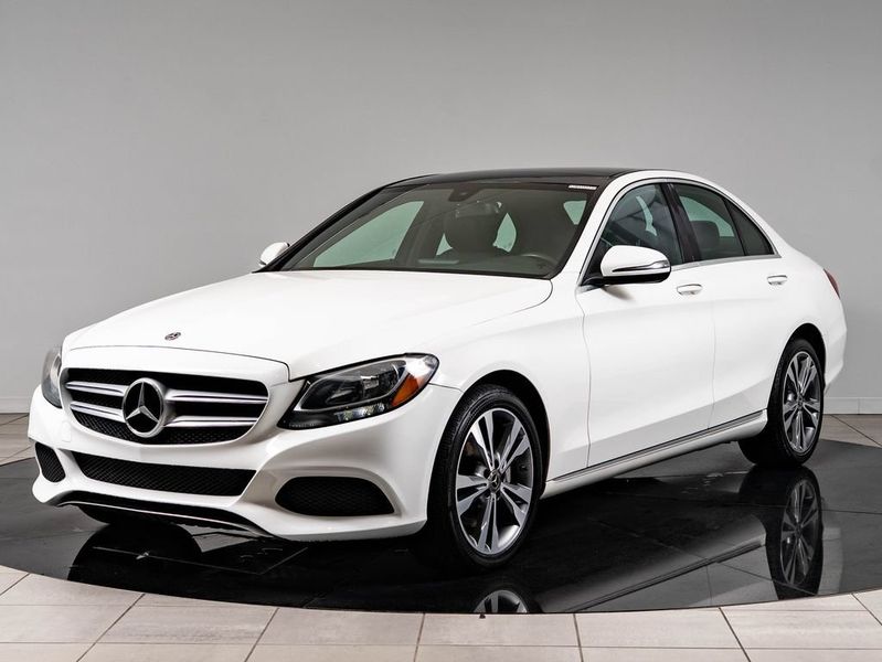 2018 Mercedes Benz C Class — a typically priced live listing