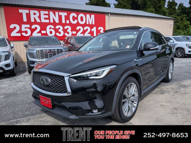 2020 Infiniti QX50 — a typically priced live listing