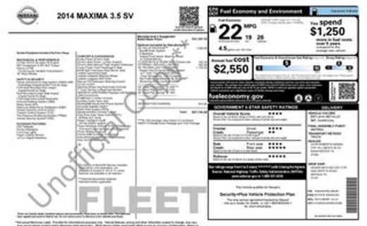 2014 Nissan Maxima S