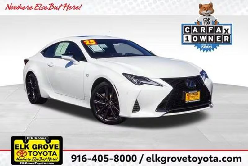 2025 Lexus RC — a typically priced live listing