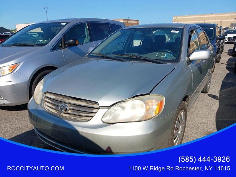 2004 Toyota Corolla — a typically priced live listing