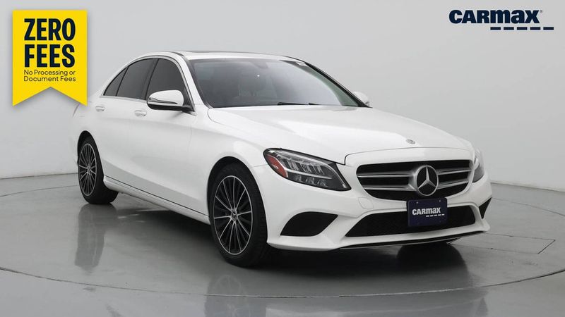 2021 Mercedes Benz C Class — a typically priced live listing
