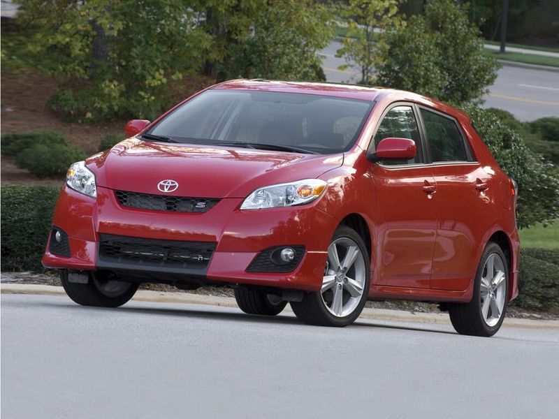 2009 Toyota Corolla Matrix — a typically priced live listing
