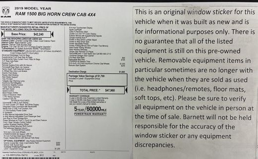 2019 Ram 1500
