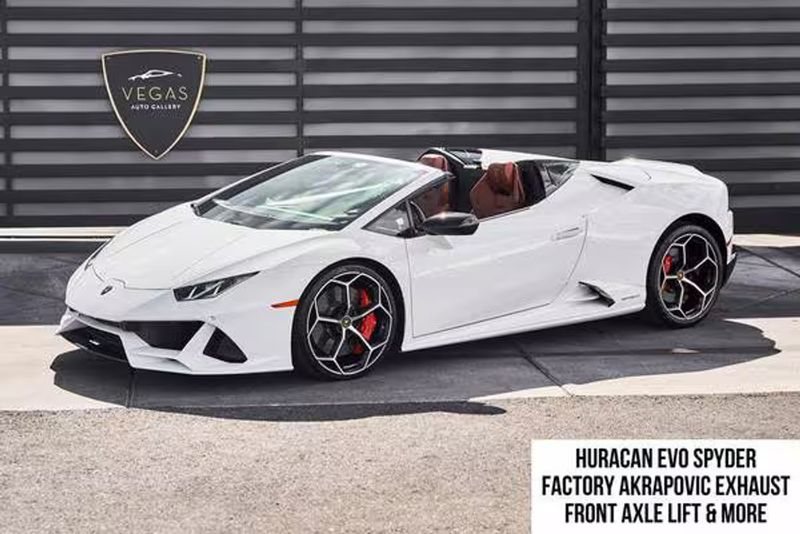 2020 Lamborghini Huracan — a typically priced live listing