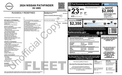 2024 Nissan Pathfinder SV