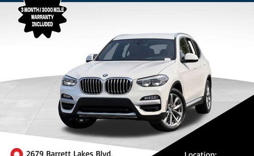 2019 BMW X3 SDRIVE30I