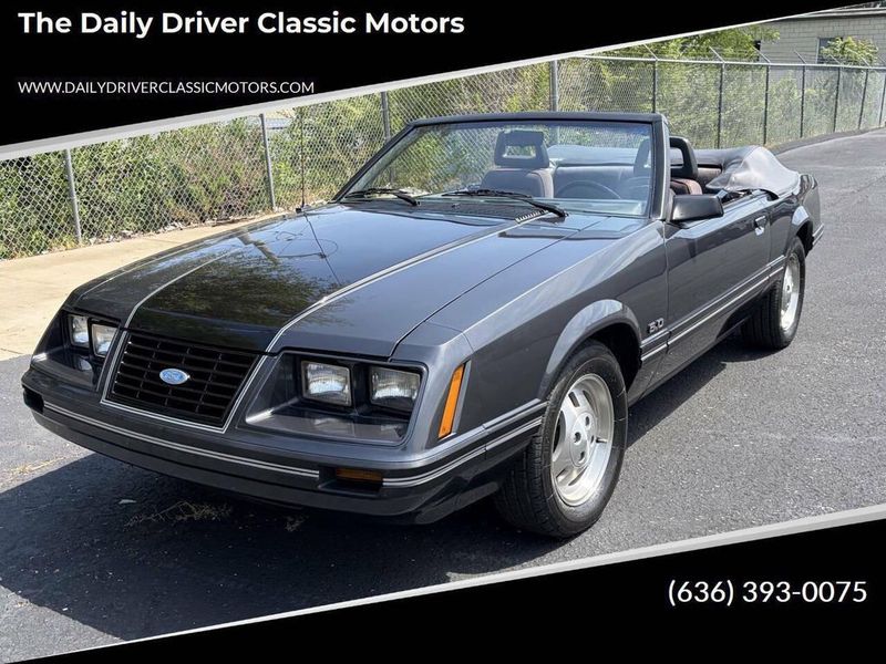 1984 Ford Mustang — a typically priced live listing