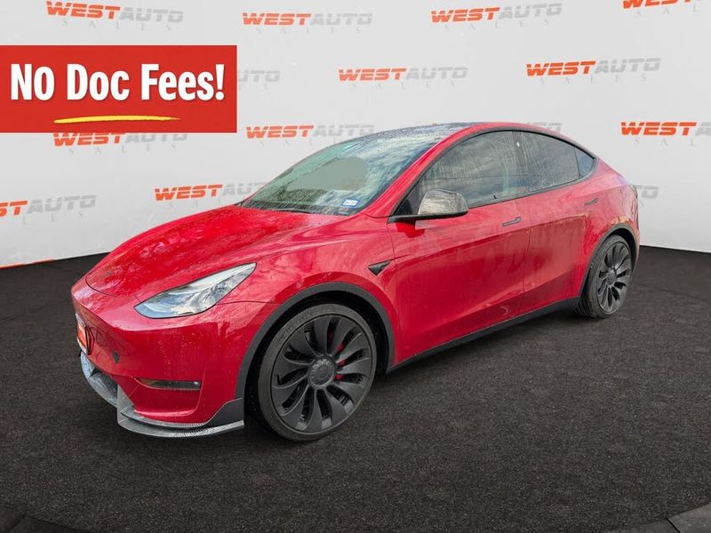 2022 Tesla Model Y — a typically priced live listing