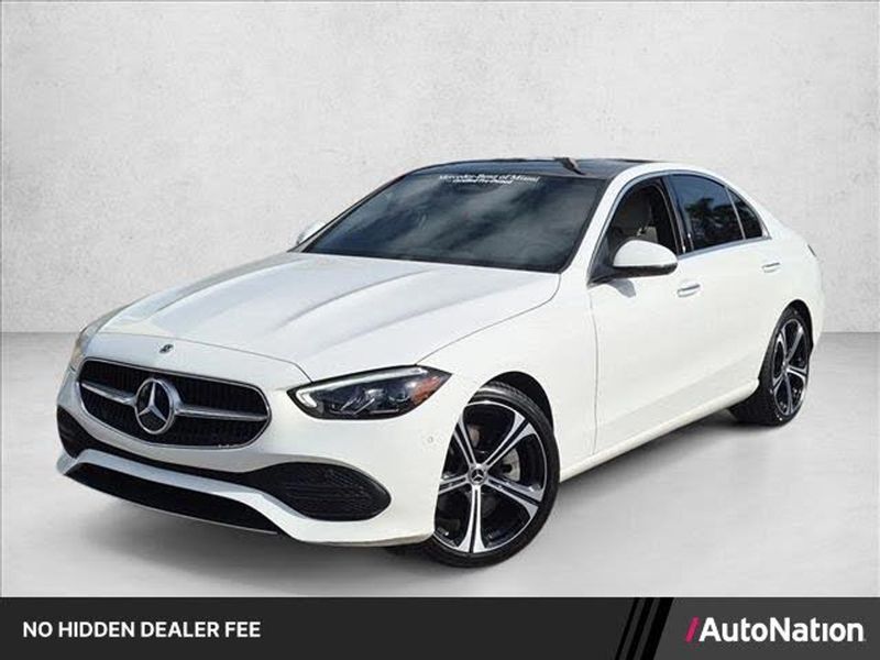 2023 Mercedes Benz C Class — a typically priced live listing