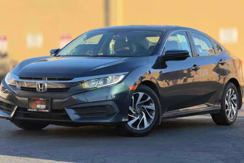 2016 Honda Civic — a typically priced live listing