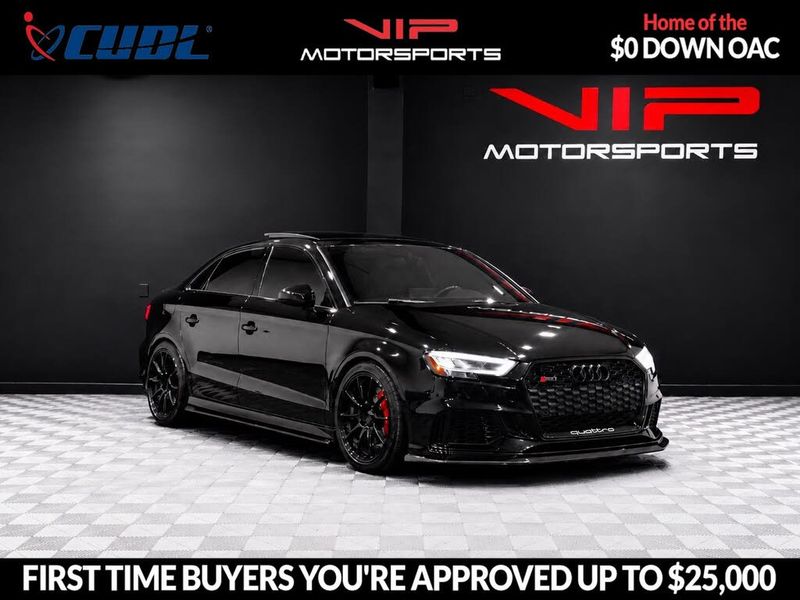 2018 Audi RS 3 — a typically priced live listing