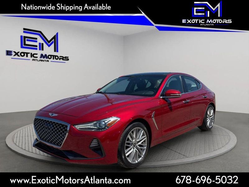 2021 Genesis G70 — a typically priced live listing