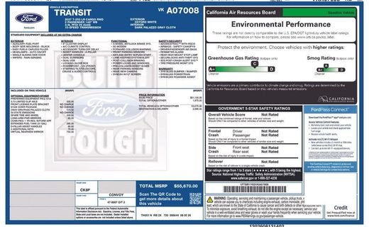 2027 Ford Transit LOW Roof