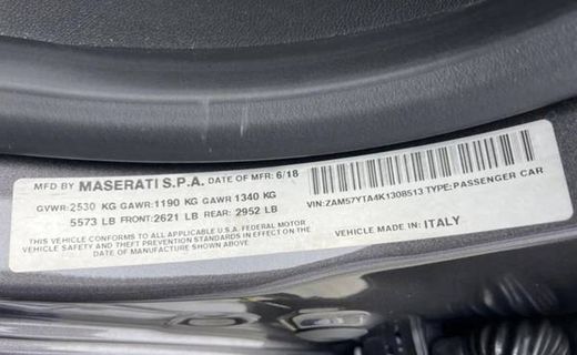 2019 Maserati Ghibli S Q4 30L