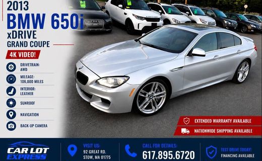 2013 BMW 650I