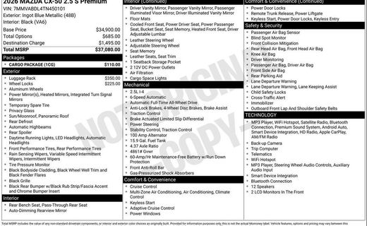 2026 Mazda CX-50 Premium