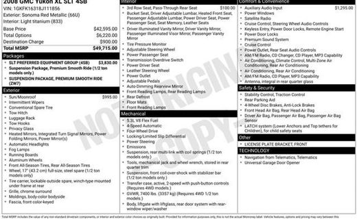 2008 GMC Yukon XL SL