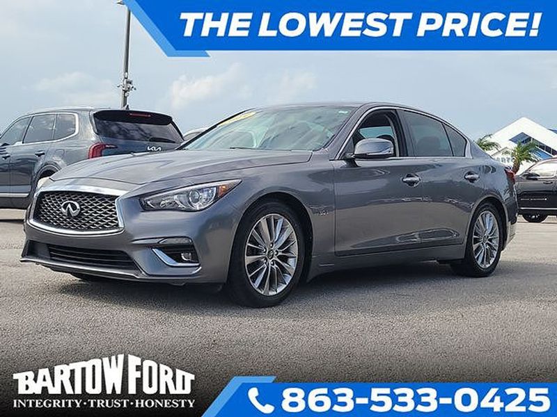 2019 Infiniti Q50 — a typically priced live listing