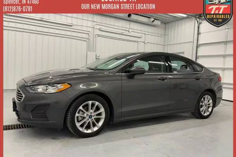 2020 Ford Fusion Hybrid — a typically priced live listing