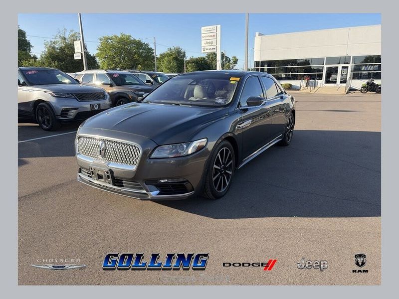 2017 Lincoln Continental — a typically priced live listing