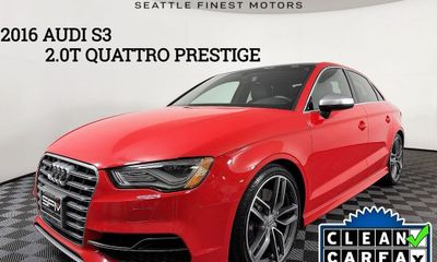 2016 Audi S3 Quattro Prestige Technik