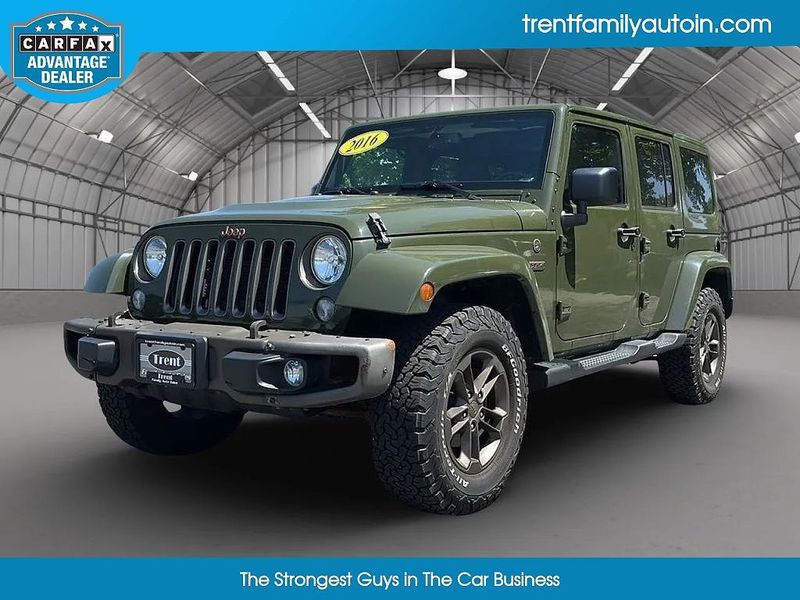2016 Jeep Wrangler — a typically priced live listing