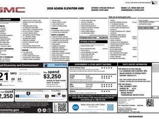 2026 GMC Acadia Elevation