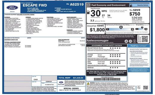 2024 Ford Escape ST Line
