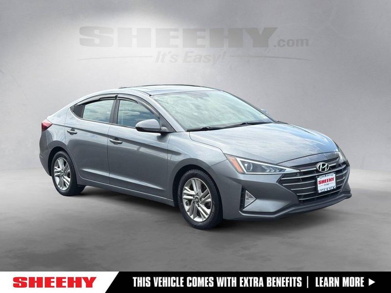 2019 Hyundai Elantra — a typically priced live listing