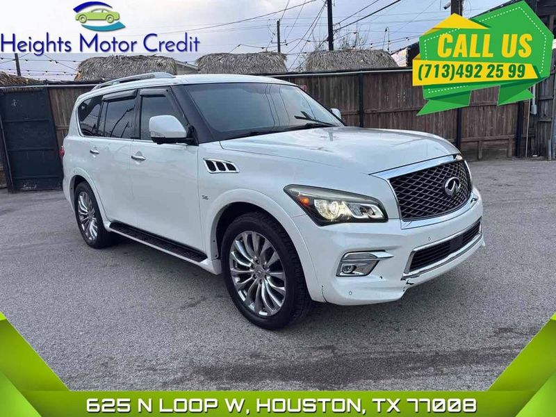 2016 Infiniti QX80 — a typically priced live listing
