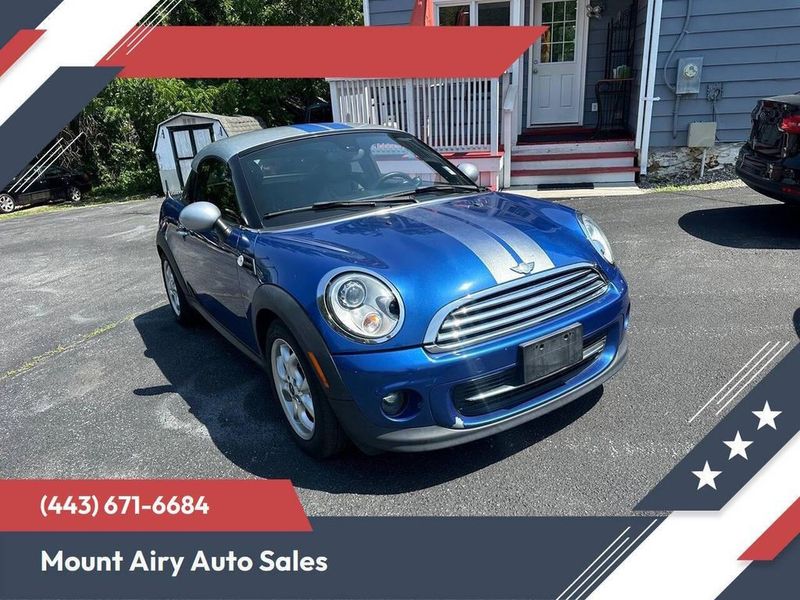 2013 Mini Cooper Coupe — a typically priced live listing