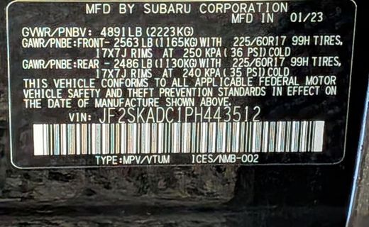 2023 Subaru Forester