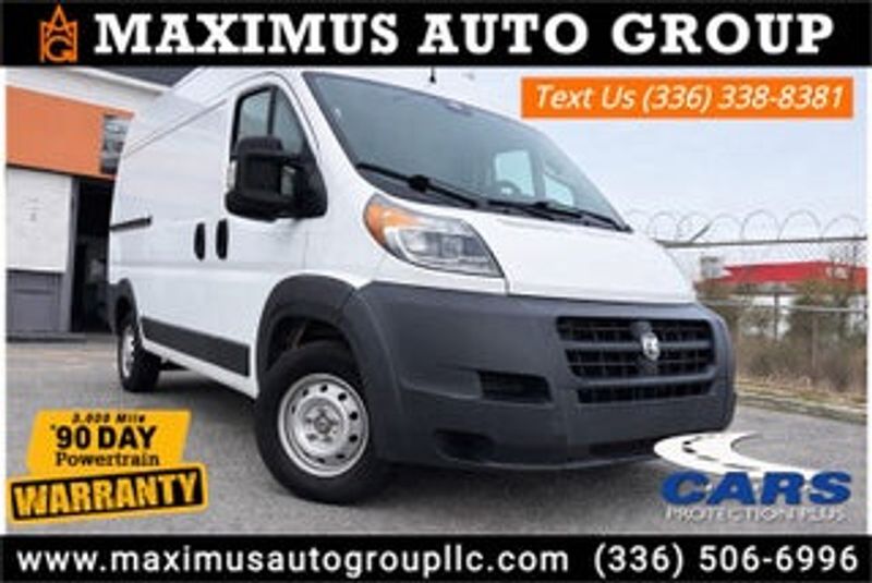 2018 Ram Promaster Cargo Van — a typically priced live listing