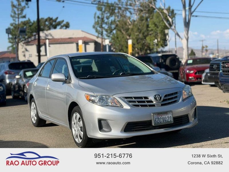 2013 Toyota Corolla — a typically priced live listing