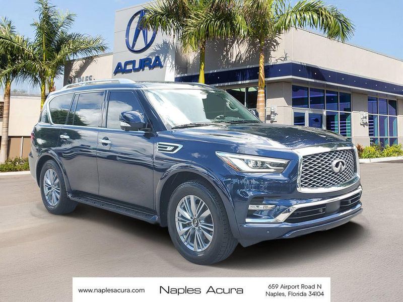 2021 Infiniti QX80 — a typically priced live listing