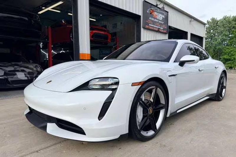 2020 Porsche Taycan — a typically priced live listing