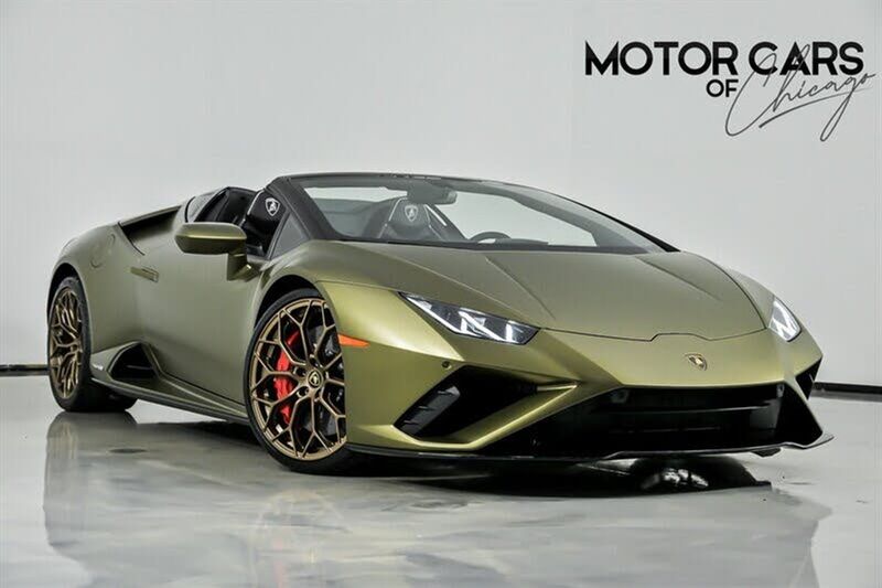 2022 Lamborghini Huracan — a typically priced live listing