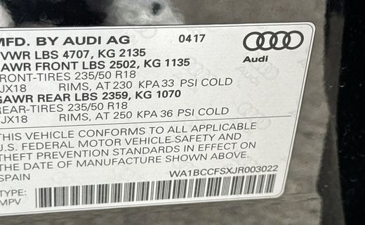 2018 Audi Q3