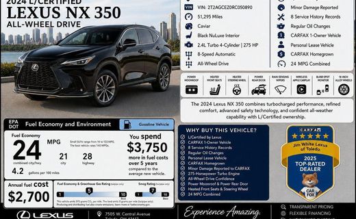 2024 Lexus NX 350 Base