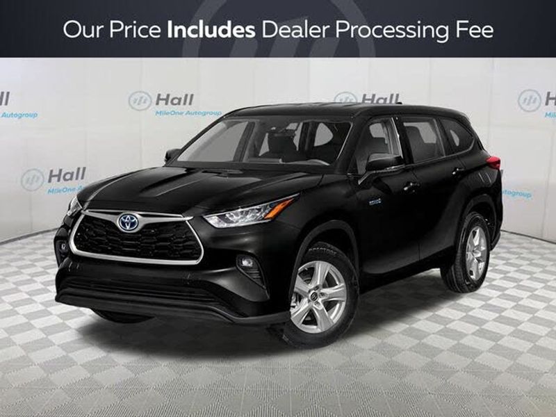 2022 Toyota Highlander Hybrid — a typically priced live listing