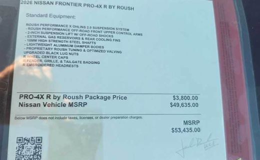 2026 Nissan Frontier SV