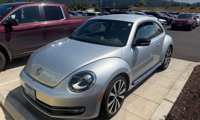 2012 Volkswagen Beetle Black Turbo