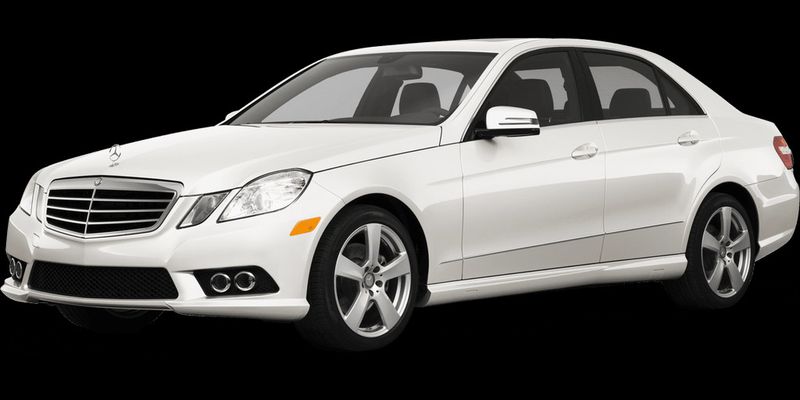 2010 Mercedes Benz E Class — a typically priced live listing