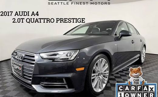 2017 Audi A4 Quattro Prestige