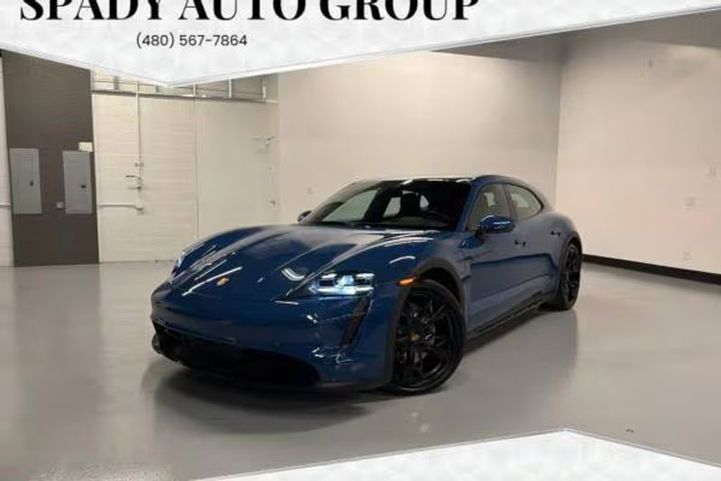 2022 Porsche Taycan — a typically priced live listing