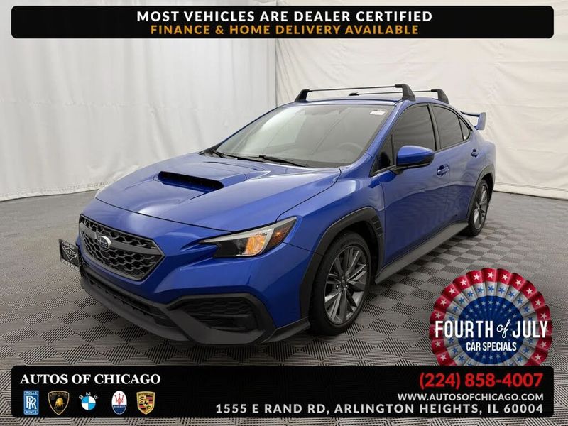 2022 Subaru WRX — a typically priced live listing